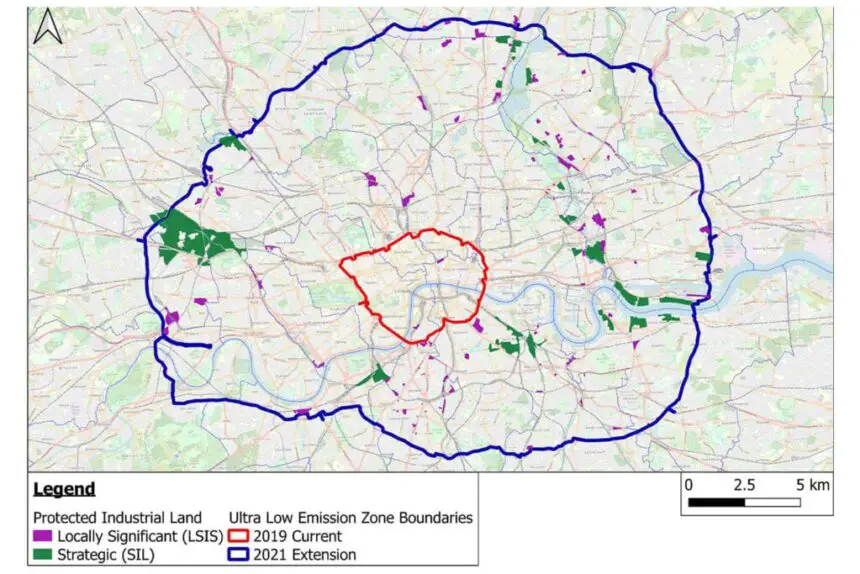ULEZ Map Ultra Low Emissions Zone Map